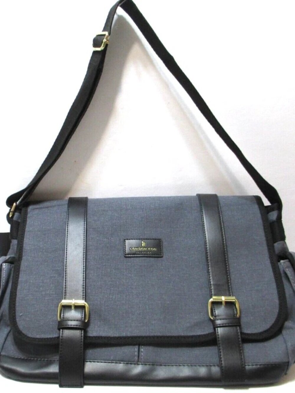 NWT London Fog Canvas Messenger Bag